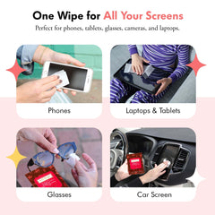 Travel friendly compact Well-Kept wipes pack