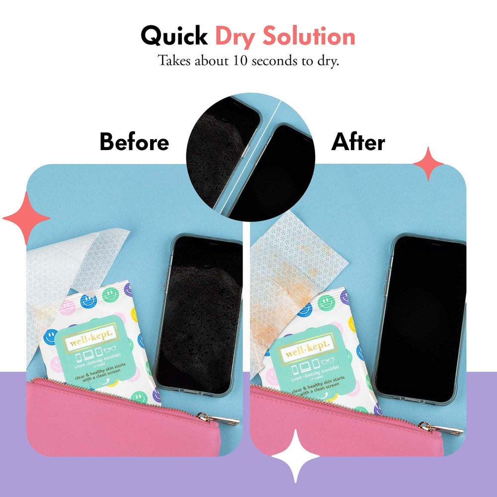 Travel-friendly Well-Kept wipes for on-the-go cleaning