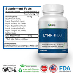 Well of Life pau-d-arco root ingredient visual signals herbal support and wellness.