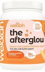 Wellah Afterglow Collagen Protein + Beauty Orange Mango bottle