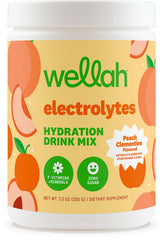 Wellah Electrolytes Peach Clementine powder hero image
