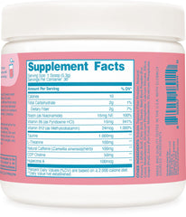 Wellah Perfect Pick-Me-Up Black Cherry glass poured, delivering a flavorful energy lift.