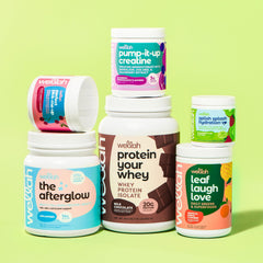 Ingredients and supplement facts for Wellah Perfect Pick-Me-Up Mixed Berry