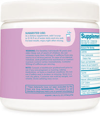 Detail of nutrition and ingredients label for Wellah Perfect Pick-Me-Up Mixed Berry