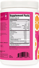 Wellah Pre-Workout Orange Raspberry label close-up highlighting quality manufacturing.