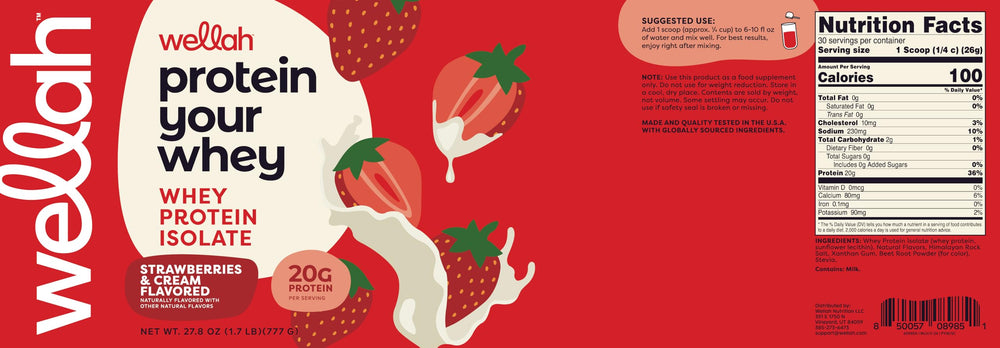 ISO-accredited third-party testing certification for Protein Your Whey