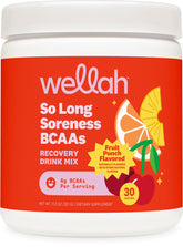 Wellah So Long Soreness BCAA Powder Fruit Punch front label