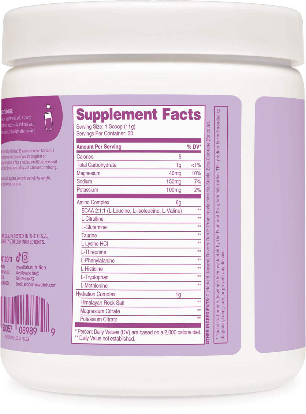 Hydration complex and amino complex highlight