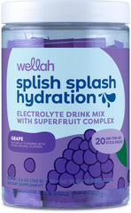 Wellah Splish Splash Hydration with Grape flavor – 20-stick packs