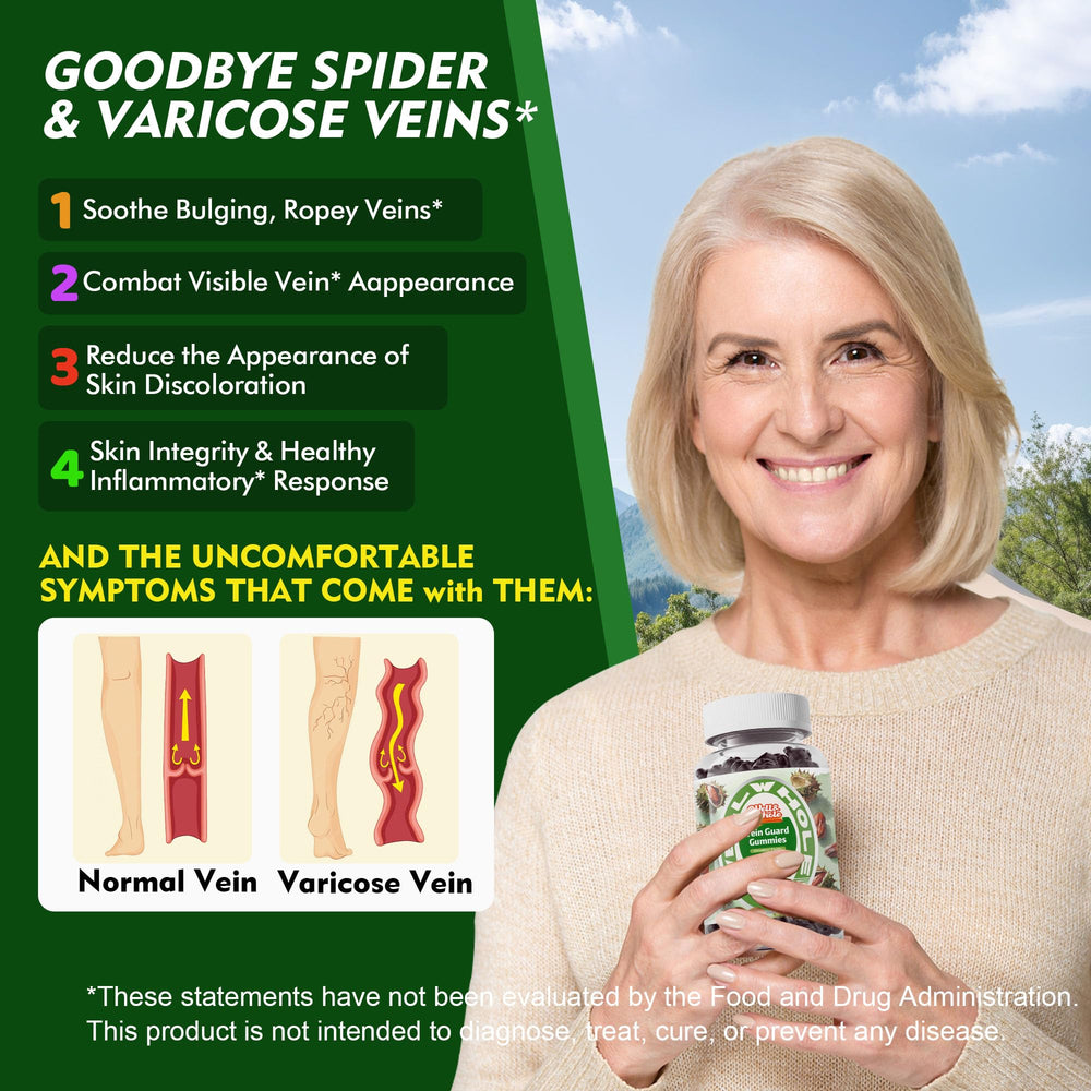 Sugar-free gummy bottle labeling and branding.