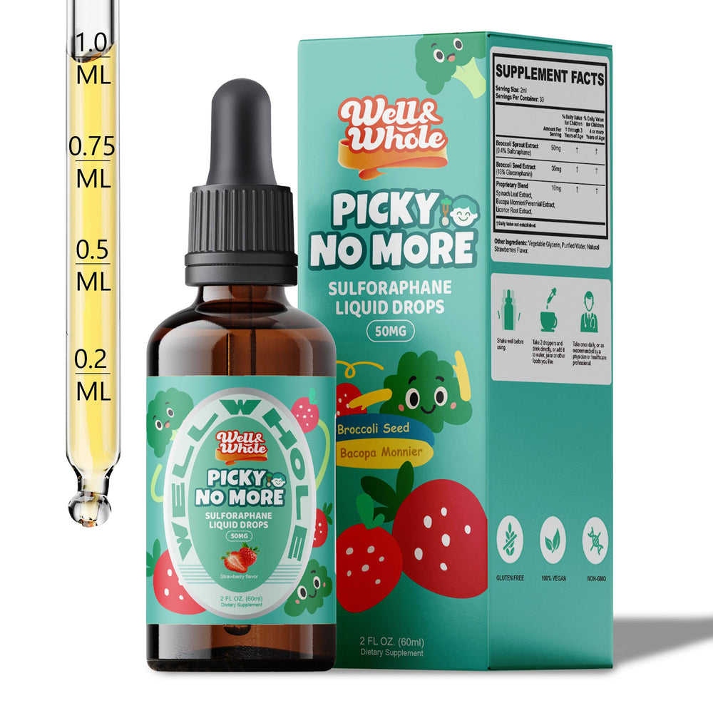 Well&Whole Sulforaphane Kids Liquid bottle 60mL