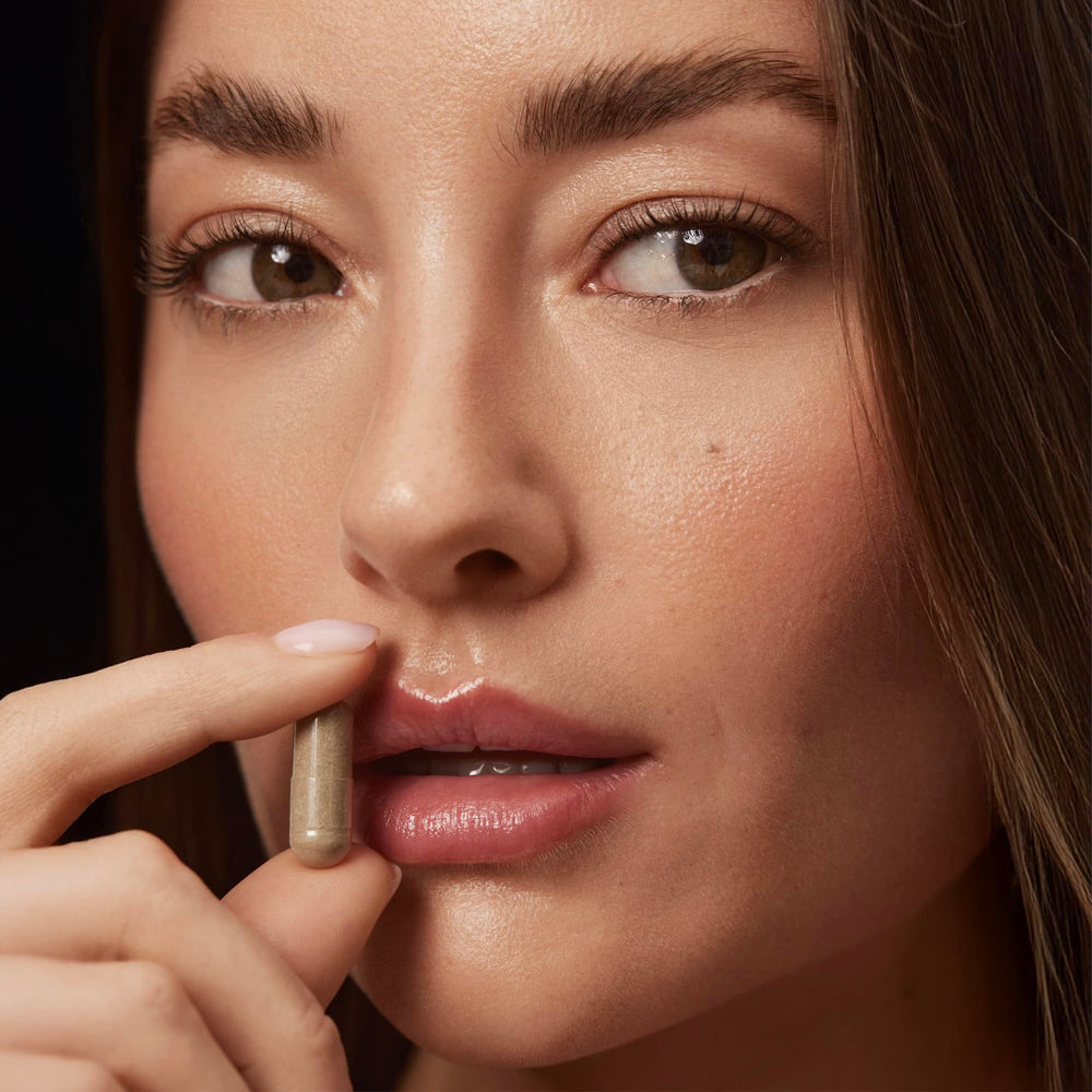 Skin and nails concept representing beauty benefits