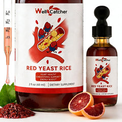 Wellcatcher bottle front view showing blood orange flavor and benefits