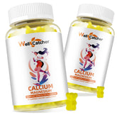 Wellcatcher calcium magnesium gummies bottle front view