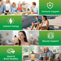 Measuring cup with Wellcatcher liquid multivitamin