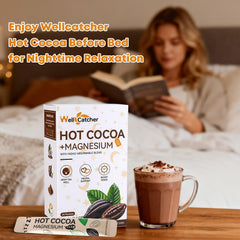 Preparing a warm cup of sleep cocoa