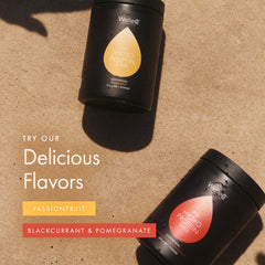 Wellco HydroProtein Elixir vegan-glutenfree label communicates allergy-friendly protein option.