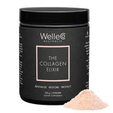 Front packaging of WelleCo The Collagen Elixir.