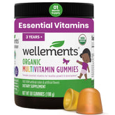 Wellements Organic Kids Multivitamin Gummies bottle with 60 count