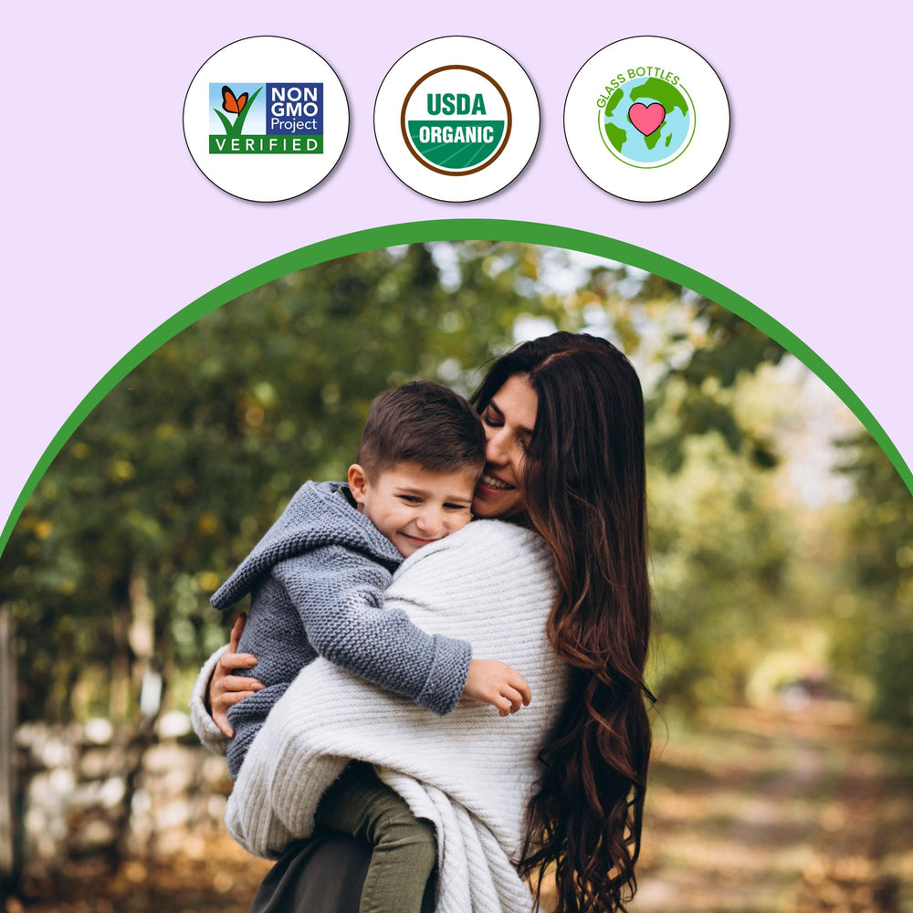 Label showing vitamins A, B, C, D, E and Zinc