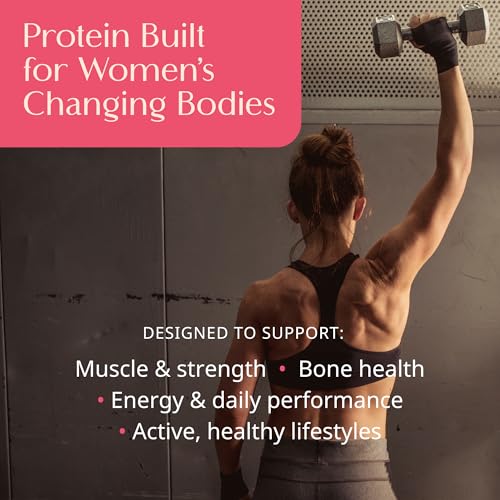 Wellena Her Protein ingredients panel lists beef isolate, creatine, inositol, vanilla, monkfruit.