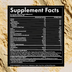 WelleCo Nourishing Protein packaging shows probiotic blends for gut health and energy.