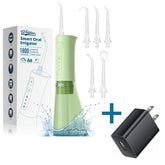 WELLFINE water dental flosser with attached nozzle
