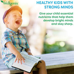 Dosage instruction for Wellgenix Balanced Essentials Liquid Kids Vitamin Berry flavor