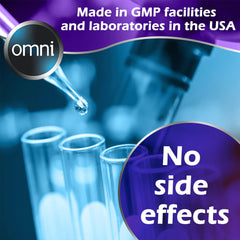 Wellgenix Omni Cleansing Drink ingredient list close-up emphasizes natural herbs.