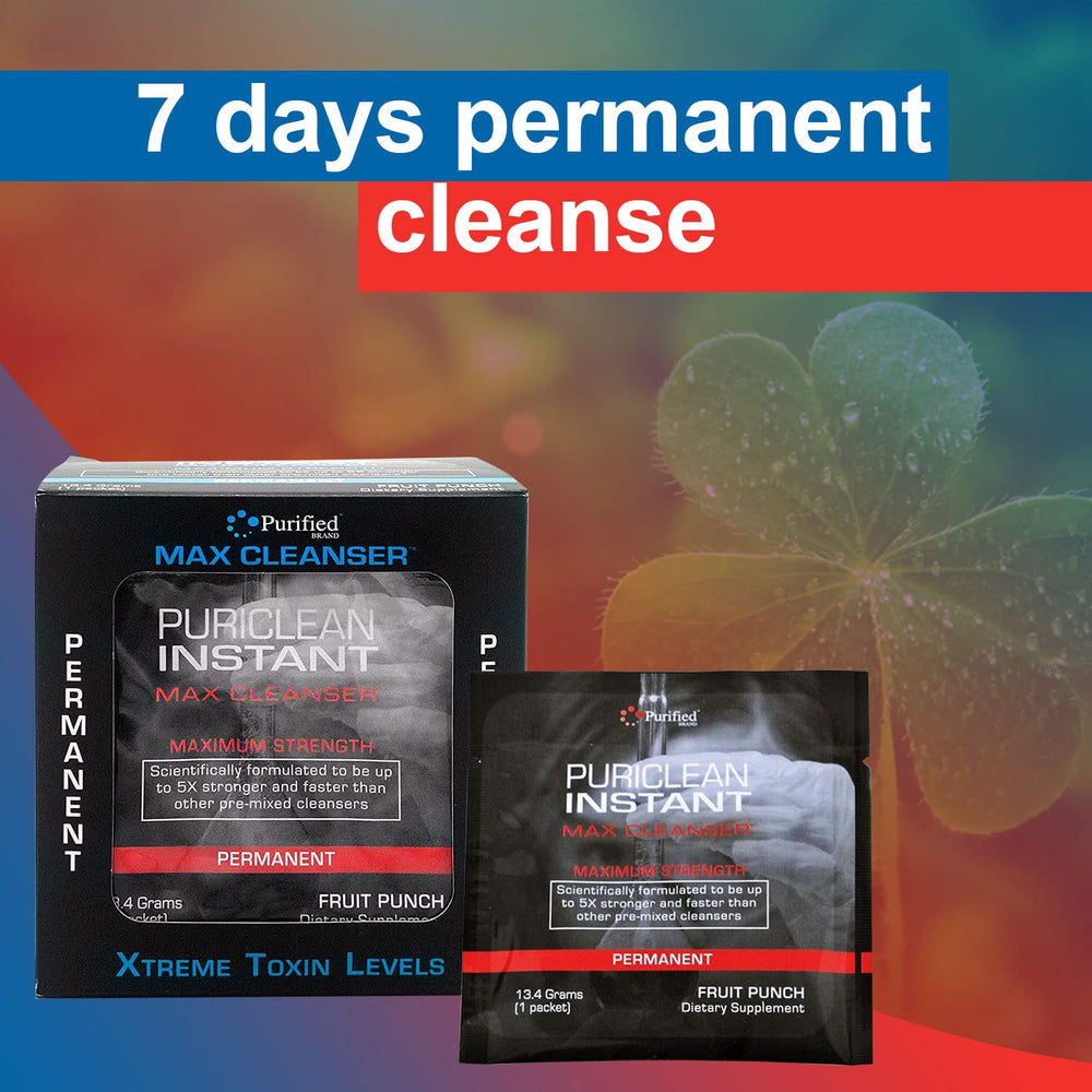 7-day detox plan card with Puriclean