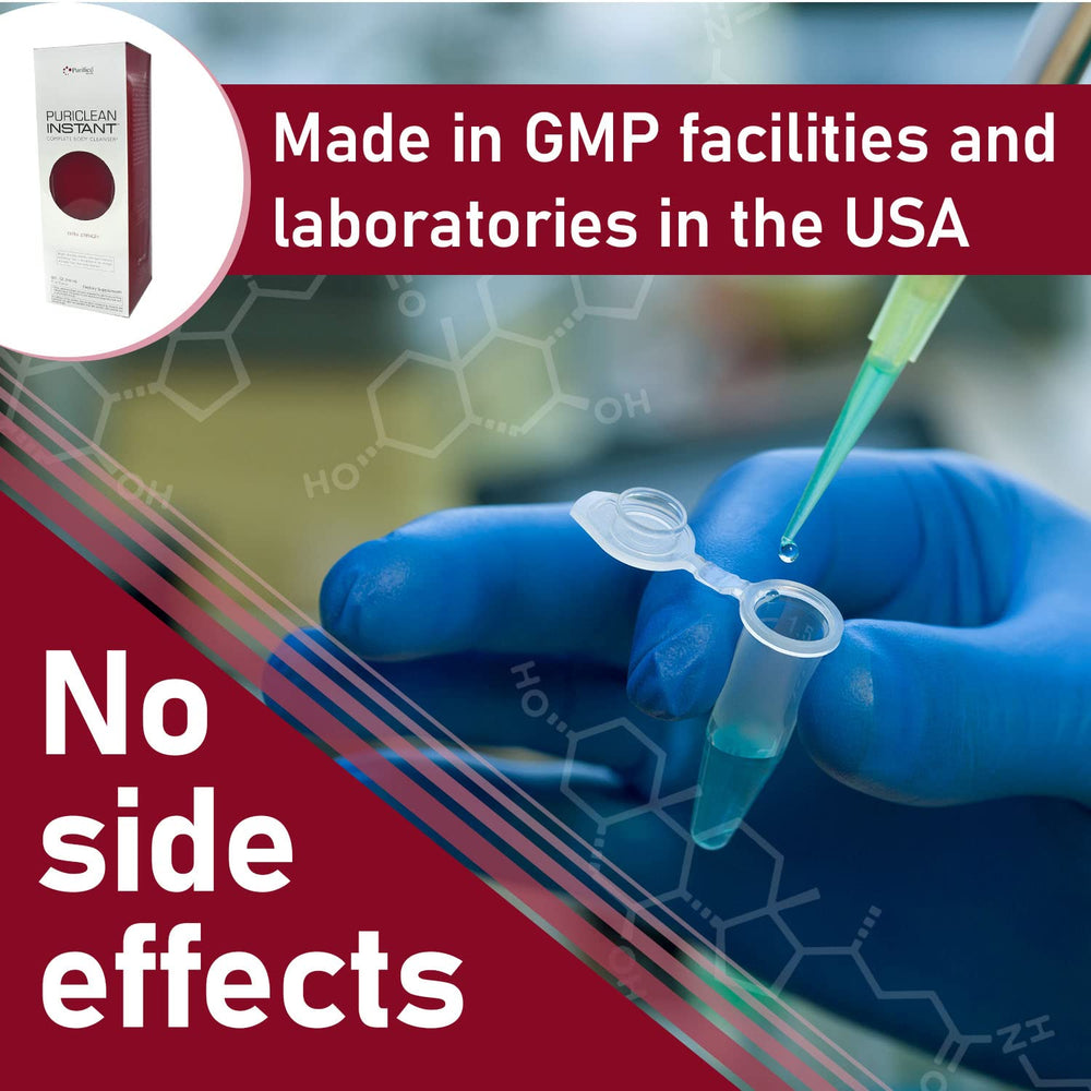 This image shows Wellgenix Puriclean herbal blend with detox-friendly ingredients.