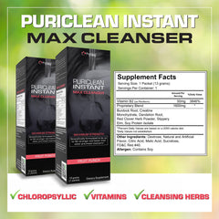 Wellgenix Puriclean powder mixed with water for rapid activation.
