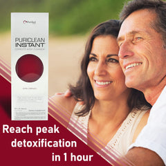 Wellgenix Puriclean serving cup ready for a one-hour cleanse.