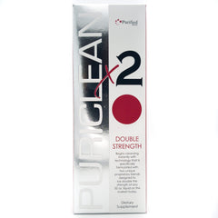 Wellgenix Puriclean X2 bottle with capsules for quick cleanse support.