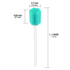 Individually wrapped hospital mouth swabs for hygiene