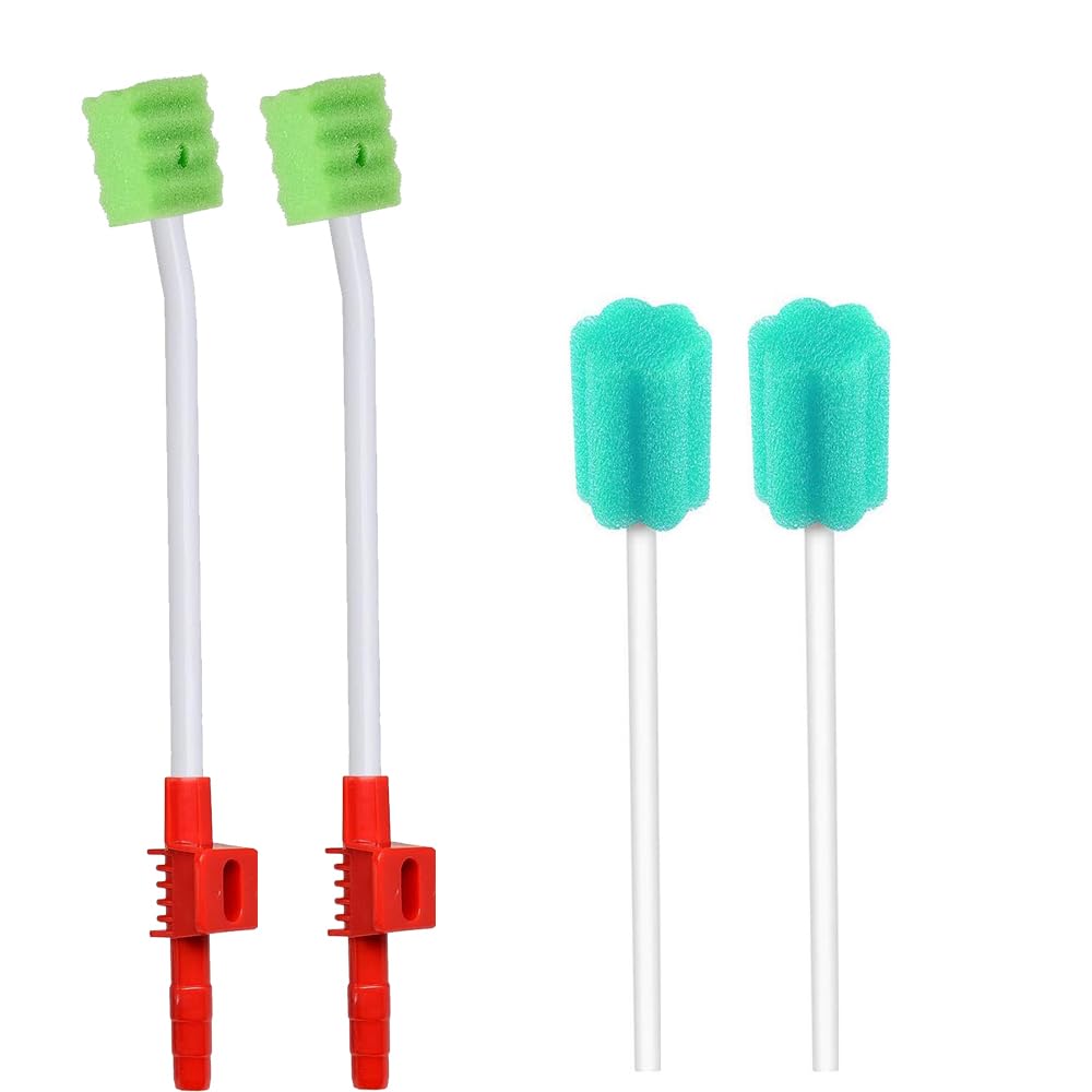 Wellgler's Oral Care Single Use Suction Swab packaging