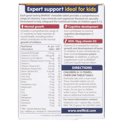 Close-up of Wellkid Chewable Tablets