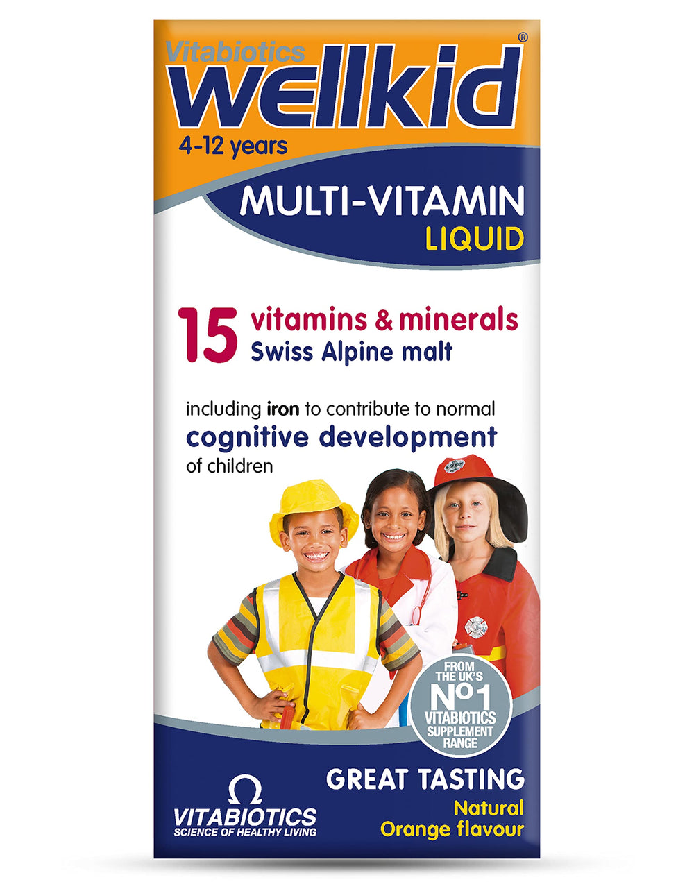 Wellkid Multi-Vitamin Liquid 150ml bottle front view