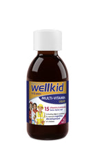 Wellkid bottle label close-up
