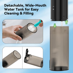 Rechargeable battery lasting up to 30 days on low setting