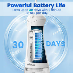 Removable large-capacity water reservoir of WellLeo flosser