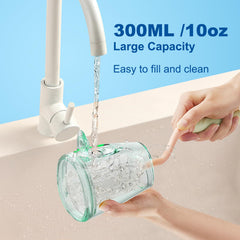 Display of five cleaning modes and five jet tips