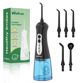 Front view of WellLeo Water Flosser