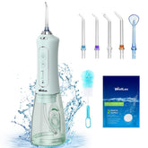 WellLeo Water Flosser hero shot showing 300ml reservoir