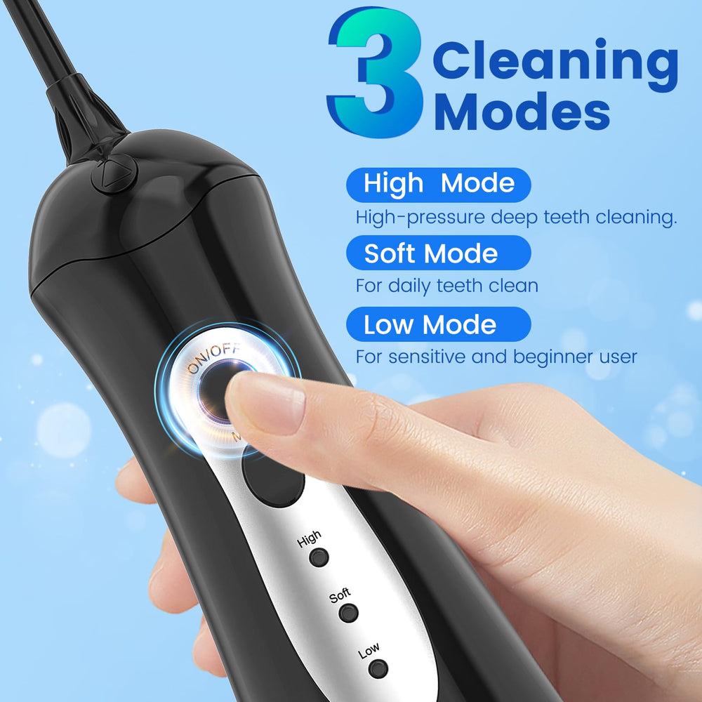 Side view of WellLeo Water Flosser