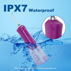 USB-C charging port on WellLeo Water Flosser