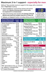 Wellman Max Capsules packaging and label