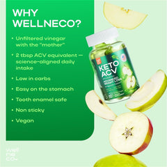 Wellneco gummies texture close-up conveying chewy, pleasant experience.