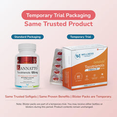 Product label highlighting annatto-derived tocotrienols