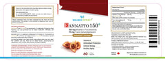 Annatto-sourced Vitamin E tocotrienols label close-up